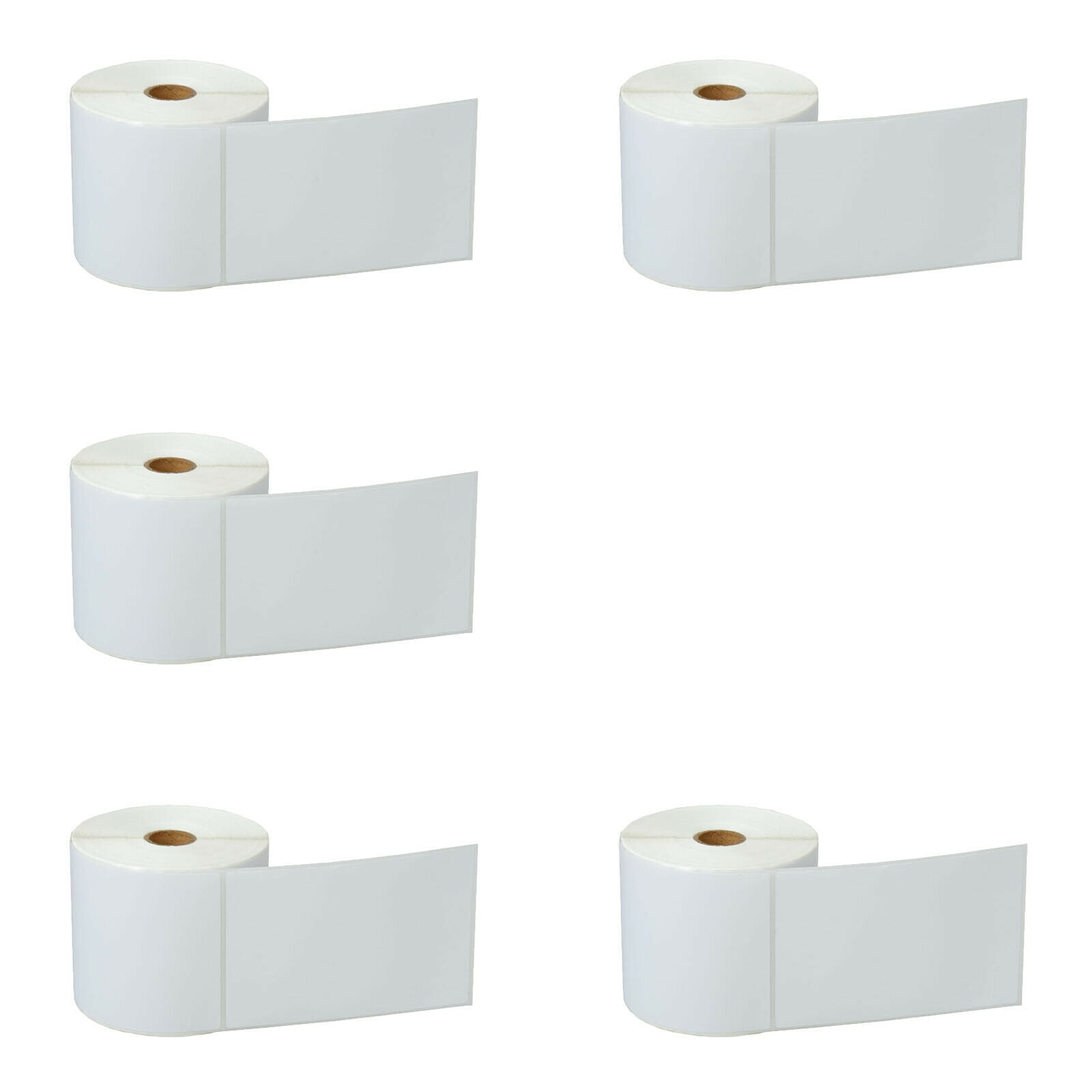 GREENCYCLE 5 Roll (500 Labels/Roll) Compatible Direct Thermal Paper Label 4 x 6 inch 1'' Core Blank Shipping Address Barcode Multi-function Labels For Zebra GK420D LP-2622 TLP-2844 Label Printer