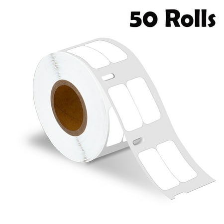 GREENCYCLE 50 Roll Compatible for DYMO 30333 (1/2" X 1") Extra-Small 2-Up Multi-Purpose Labels Use with Labelwriter 450, 4XL & Zebra Printers (1000 Labels/Roll)