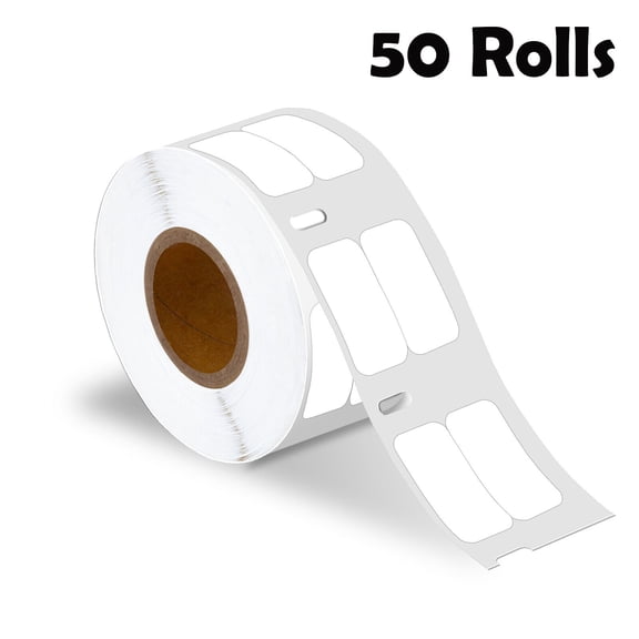 GREENCYCLE 50 Roll Compatible for DYMO 30333 (1/2" X 1") Extra-Small 2-Up Multi-Purpose Labels Use with Labelwriter 450, 4XL & Zebra Printers (1000 Labels/Roll)