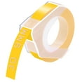 thumbnail image 1 of GREENCYCLE 50PK Compatible for Dymo 3D Plastic Embossing Labels 520108 White on Yellow Label Tape 9mm 3/8'' x 3m 9.8' Use in Organizer Xpress Pro 12966, Office Mate II 1540, Motex E101 Label Maker, 1 of 1