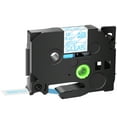 thumbnail image 1 of GREENCYCLE 50PK Compatible for Brother P-touch Blue on Matte Clear 12mm 0.47" TZe-M33 TZ-M33 TZM33 TZeM33 Laminated Label Tape, 1 of 6