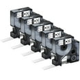 thumbnail image 1 of GREENCYCLE 5PK Compatible for DYMO D1 Label Tape 45013 45013S S0720530 12mm Black on White for LabelManager 160 210D 260P 280 360D 420P 450Duo Wireless PnP Colorpop, 1 of 8