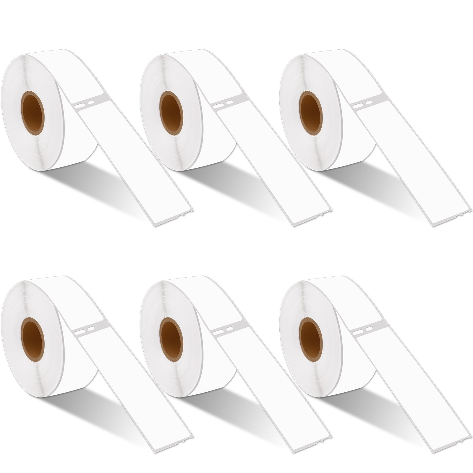 GREENCYCLE 6 Roll (350 Labels/Roll) Standard White Shipping Address Label Compatible for Dymo 30252 1-1/8''(28mm) X 3-1/2''(89mm) LabelWriter Printer,BPA Free