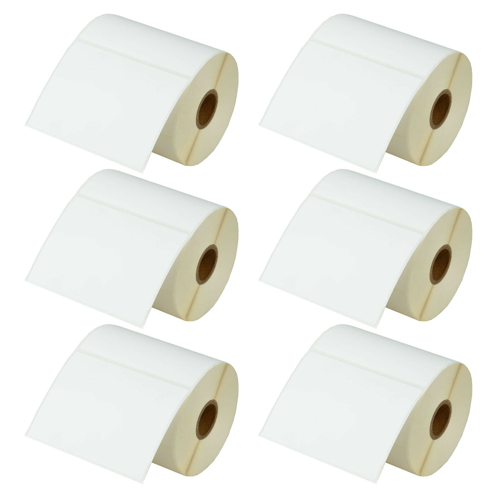Greencycle 6 Roll 500 Labelsroll Compatible Direct Thermal Paper Label 4 X 3 Inch 1 Core 7525