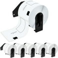 thumbnail image 1 of GREENCYCLE 6 Roll Compatible for Brother DK-1202 DK1202 (2.4" x 3.9") Standard White Paper Address Labels for QL Label Printers (300 Labels/Roll, Each Roll Label with a Cartridge), 1 of 5