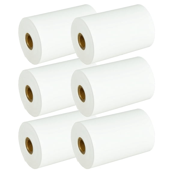 GREENCYCLE 6 Roll Compatible for 3-1/8" x 96' Brother RD-M13U5 RDM13C5 Cash Register POS Receipt Paper White Thermal Continuous Length Tapes