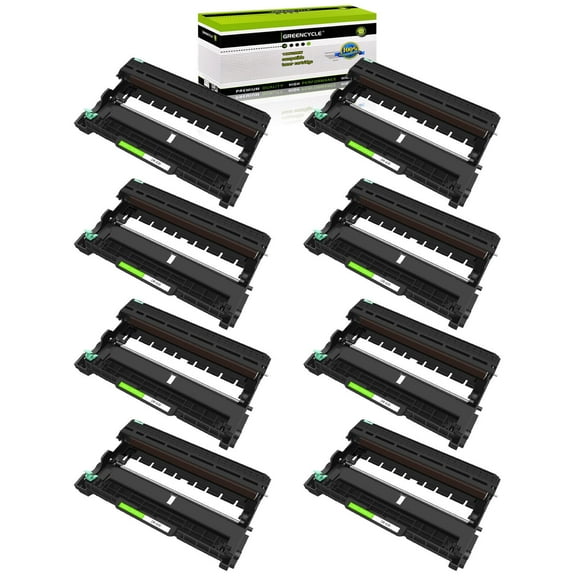 GREENCYCLE 8 Pack Compatible for Brother DR630 DR-630 Drum Unit Replacement with HL-L2300D DCP-L2520DW HL-L2360DW HL-L2380DW MFC-L2700DW Laser Printer