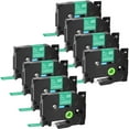 thumbnail image 1 of GREENCYCLE 8 Pack Compatible for Brother TZe-735 TZ-735 TZ735 TZ735 TZe Tape 12mm 0.47'' Laminated White on Green Label Tapes use in P-Touch PT-D210 PT-D400 PT-D600 Labeler Label Maker 26.2ft 8m, 1 of 7