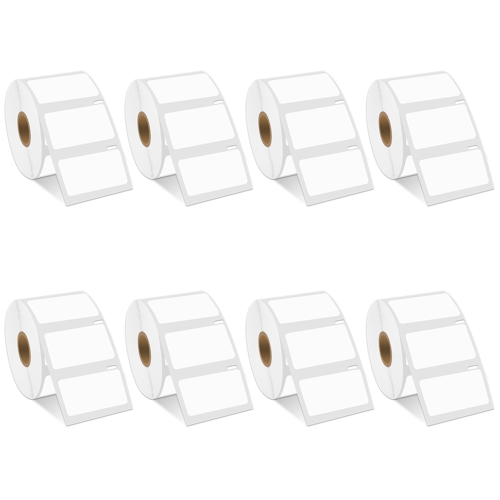 GREENCYCLE 8 Roll (1000 Labels/Roll) Compatible for Dymo 30334 2-1/4" x 1-1/4" White Address Label