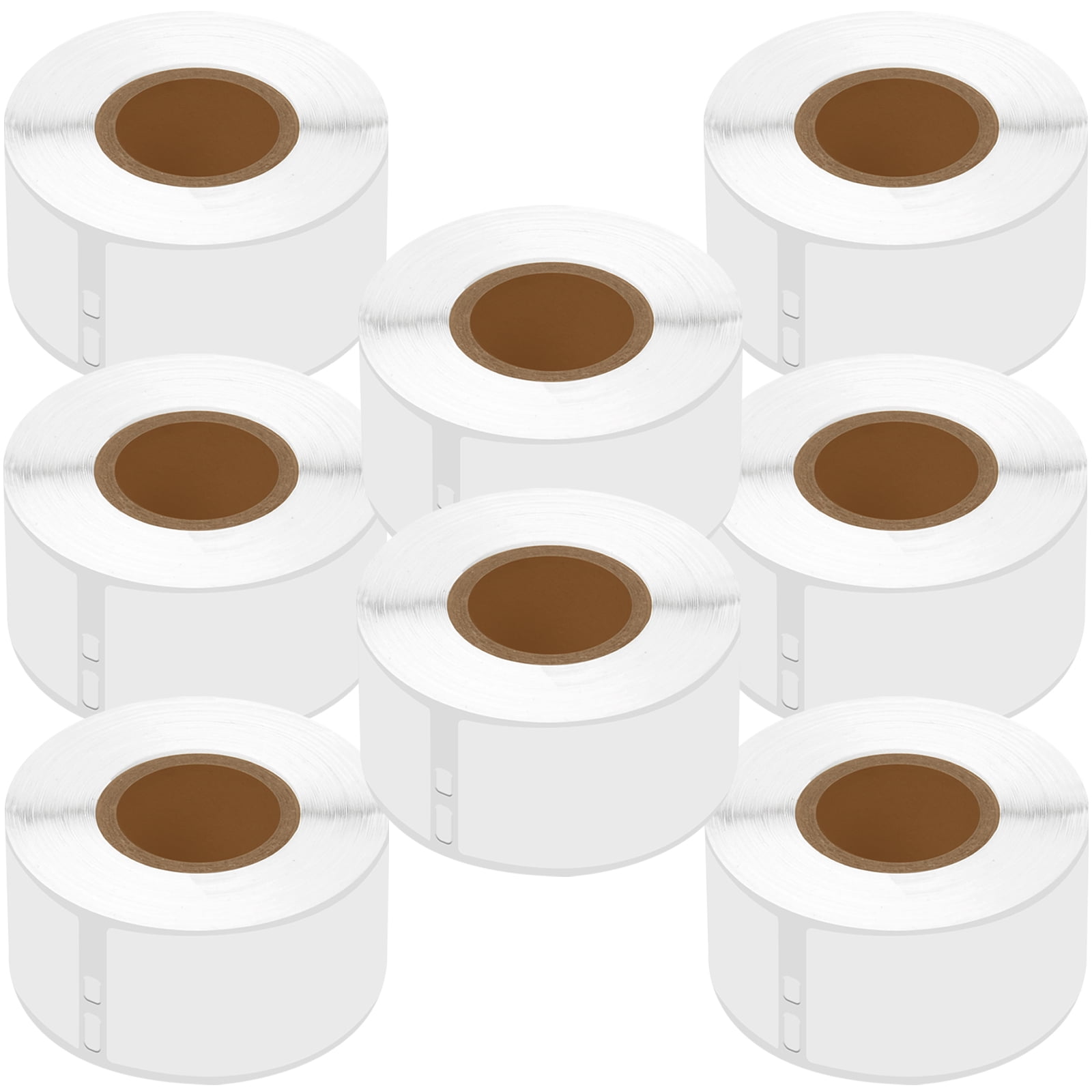GREENCYCLE 8 Roll (130 labels per roll) Medium Frosted White Address Mailing Multipurpose Labels Compatible for Dymo 30254 1-1/8" x 3-1/2"(28mm x 89mm) LabelWriter Printer,BPA Free