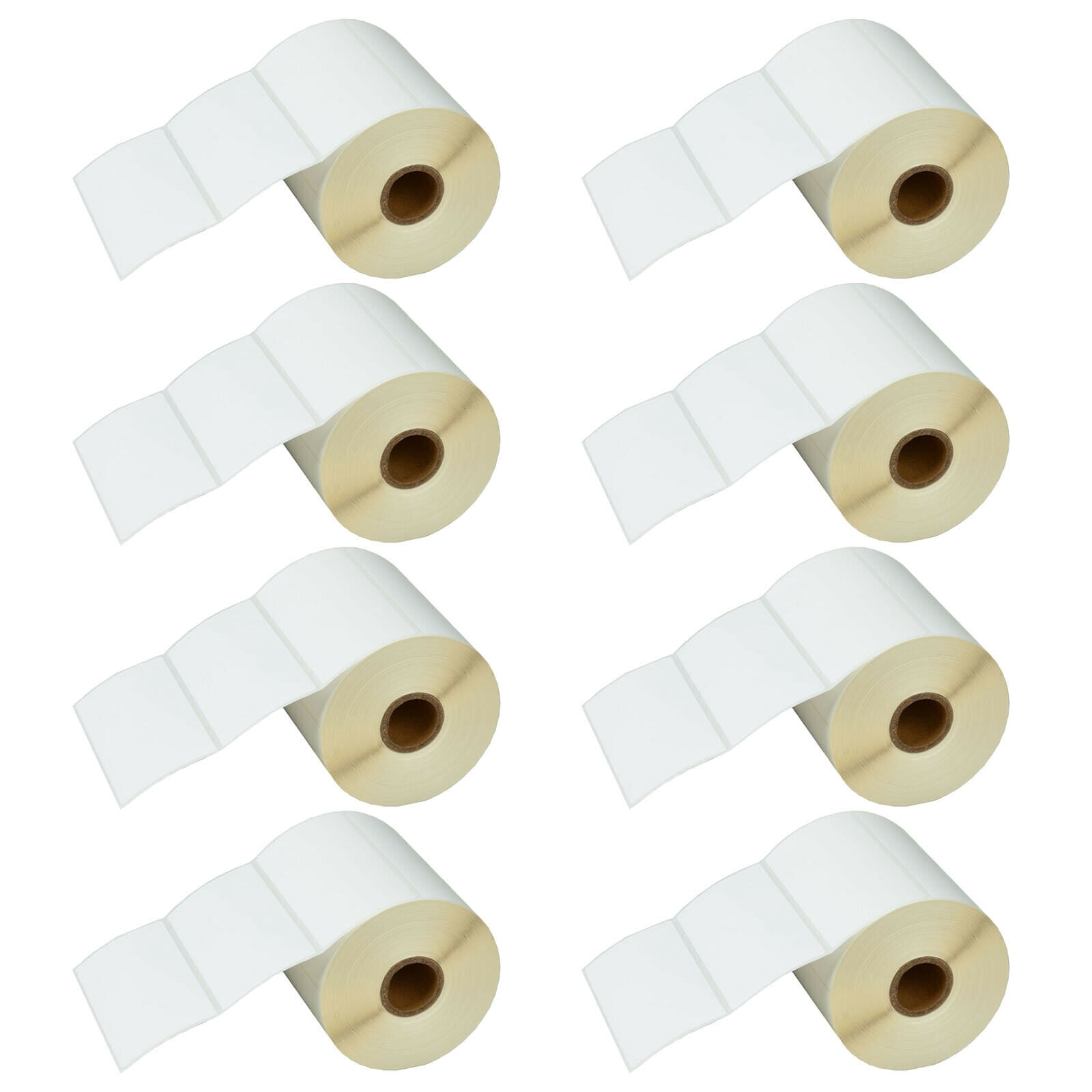 GREENCYCLE 8 Roll (750 Labels/Roll) Compatible Direct Thermal Paper Label 4 x 2 inch 1'' Core Blank Shipping Address Barcode Multi-function Labels For Zebra GC420T GX420D ZP-450 LP-3742 Label Printer