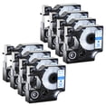 thumbnail image 1 of GREENCYCLE 8PK Compatible for DYMO D1 45014 12mm 7m Blue on White Label Tape for LabelManager LabelPoint LabelWriter Label Maker, 1 of 7