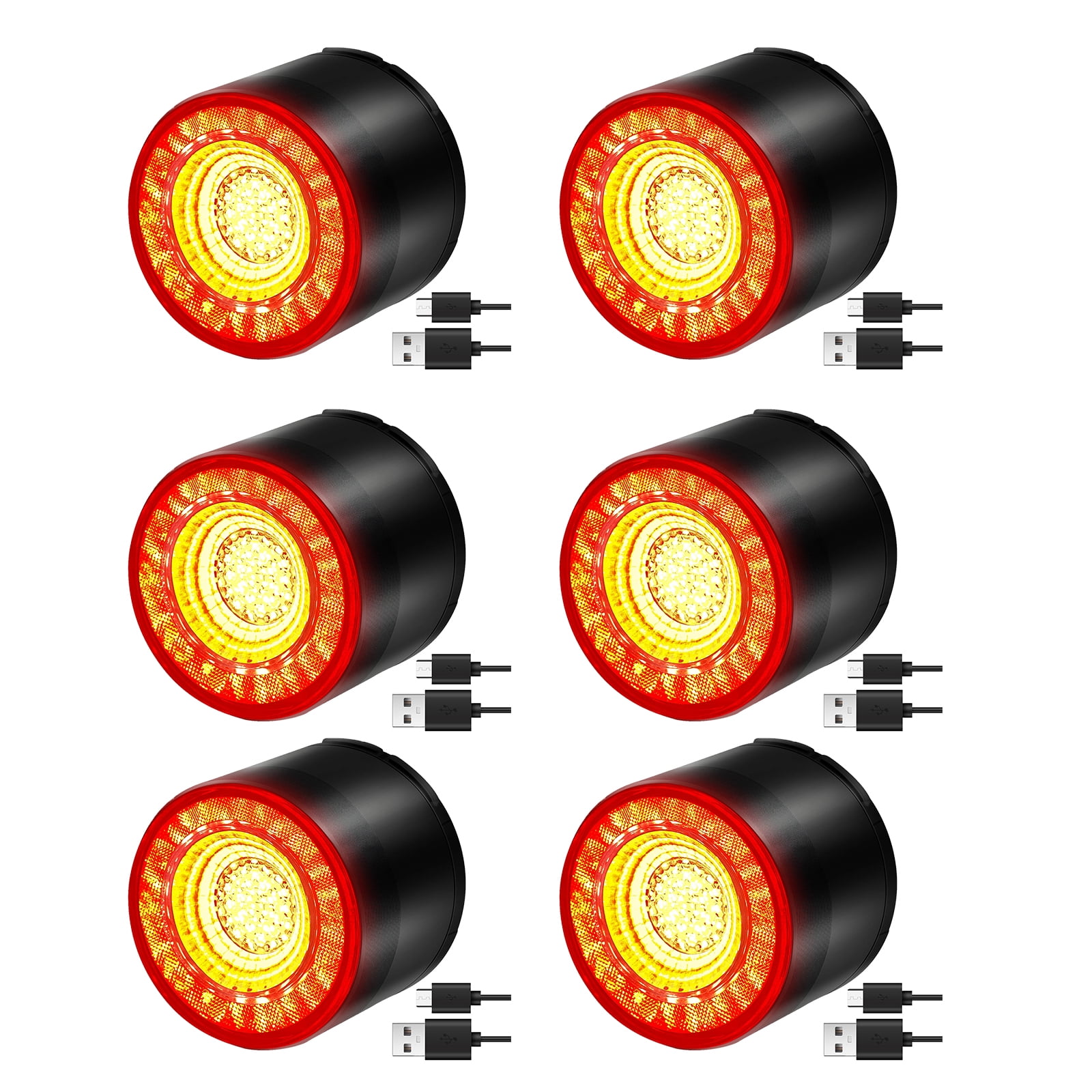 Ip65 Rear Mount Led GREENCYCLE Bike Tail Light, LED Bicycle Rear Light with Changing Colors ...