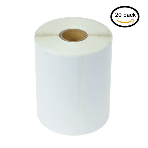 GREENCYCLE Compatible for Dymo 1744907 Address Shipping Postal Extra Large Label for LabelWriter 4XL Printer BPA Free, 4" x 6"(104mm x 158mm), 220 Labels per Roll (20 Roll, White)