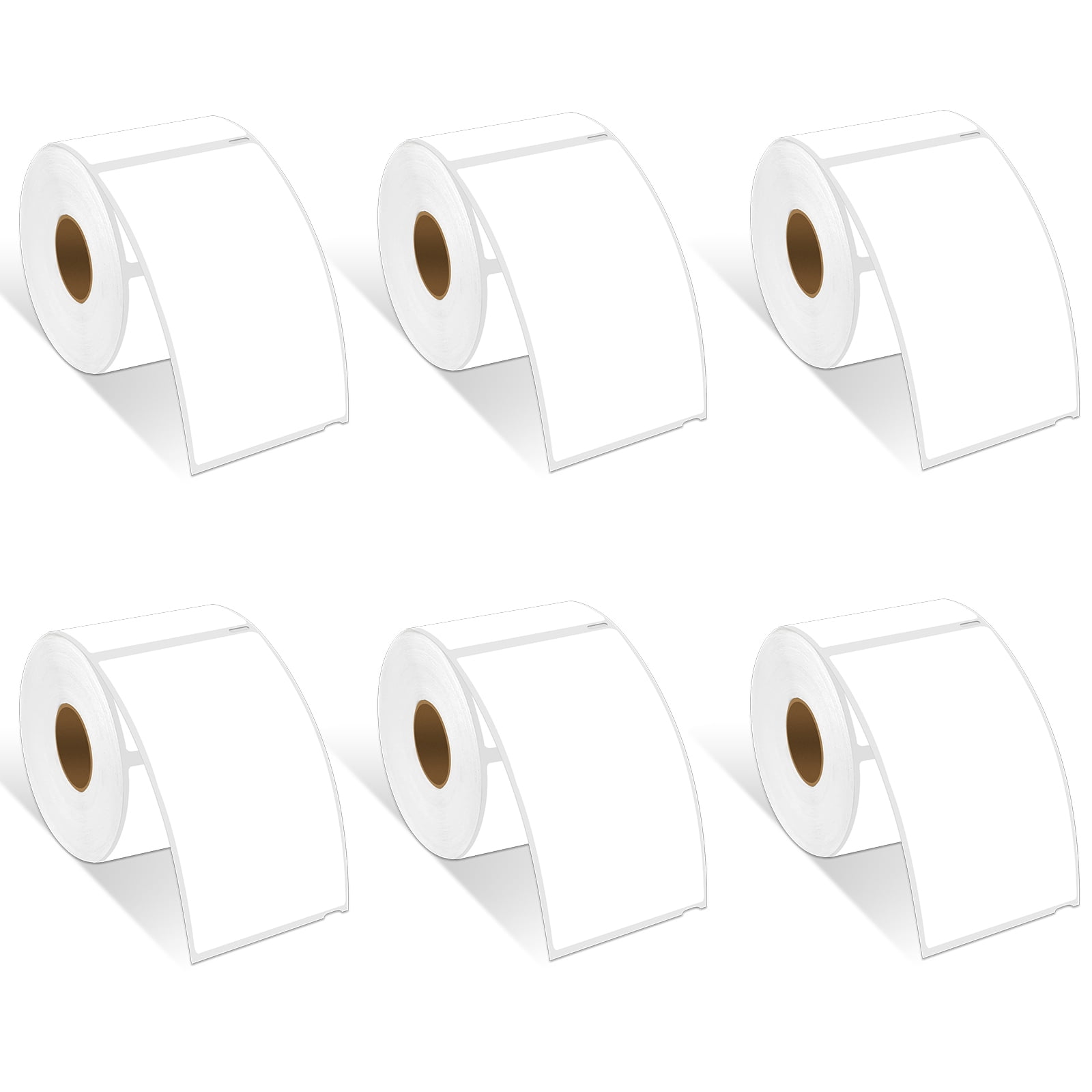 GREENCYCLE Compatible Dymo 30256 Address Shipping,Barcodes,Postal Multipurpose Large Label BPA Free, 2-5/16" x 4" (59mm x 101mm), 300 Labels per Roll (6 Roll, White)