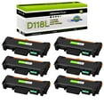 thumbnail image 1 of GREENCYCLE MLT-D118L High Yield Compatible Toner Cartridge Replacement for Samsung MLTD118L MLT-D118S 118L Use for Samsung Xpress M3015DW M0365FW Printer (Black, 6-Pack), 1 of 8