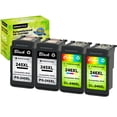 thumbnail image 1 of GREENCYCLE PG245XL CL246XL ink cartridges combo pack Replacement for Canon High Yield PG-245XL CL-246XL Compatible with MX490 MG2522 MG2525 MG2924 MG3020 MG3029 TS3120 TS3122 TS202 (2 Black, 2 Color), 1 of 7