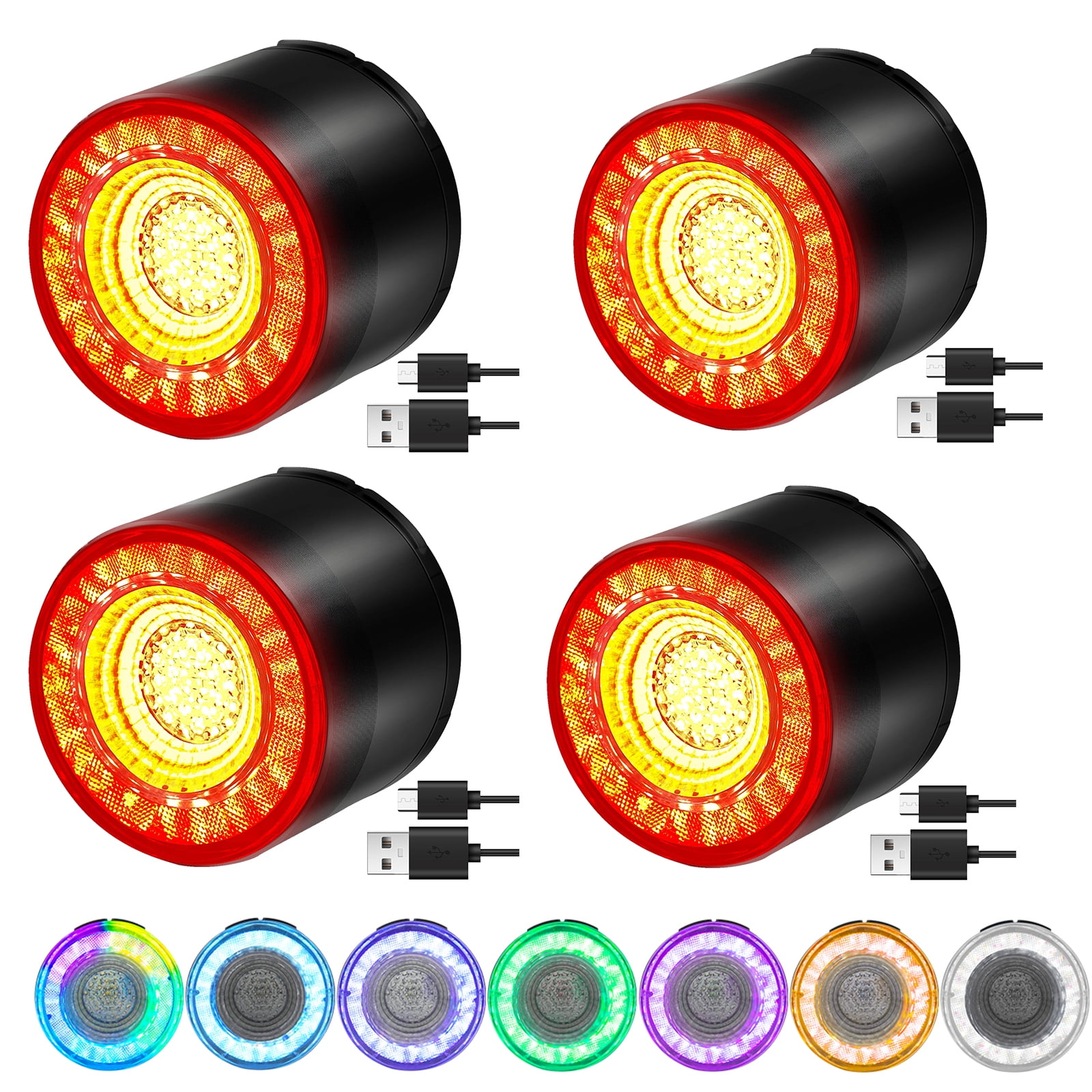 GREENCYCLE Smart Bike Tail Lights, Brake Sensing Bicycle Rear Light