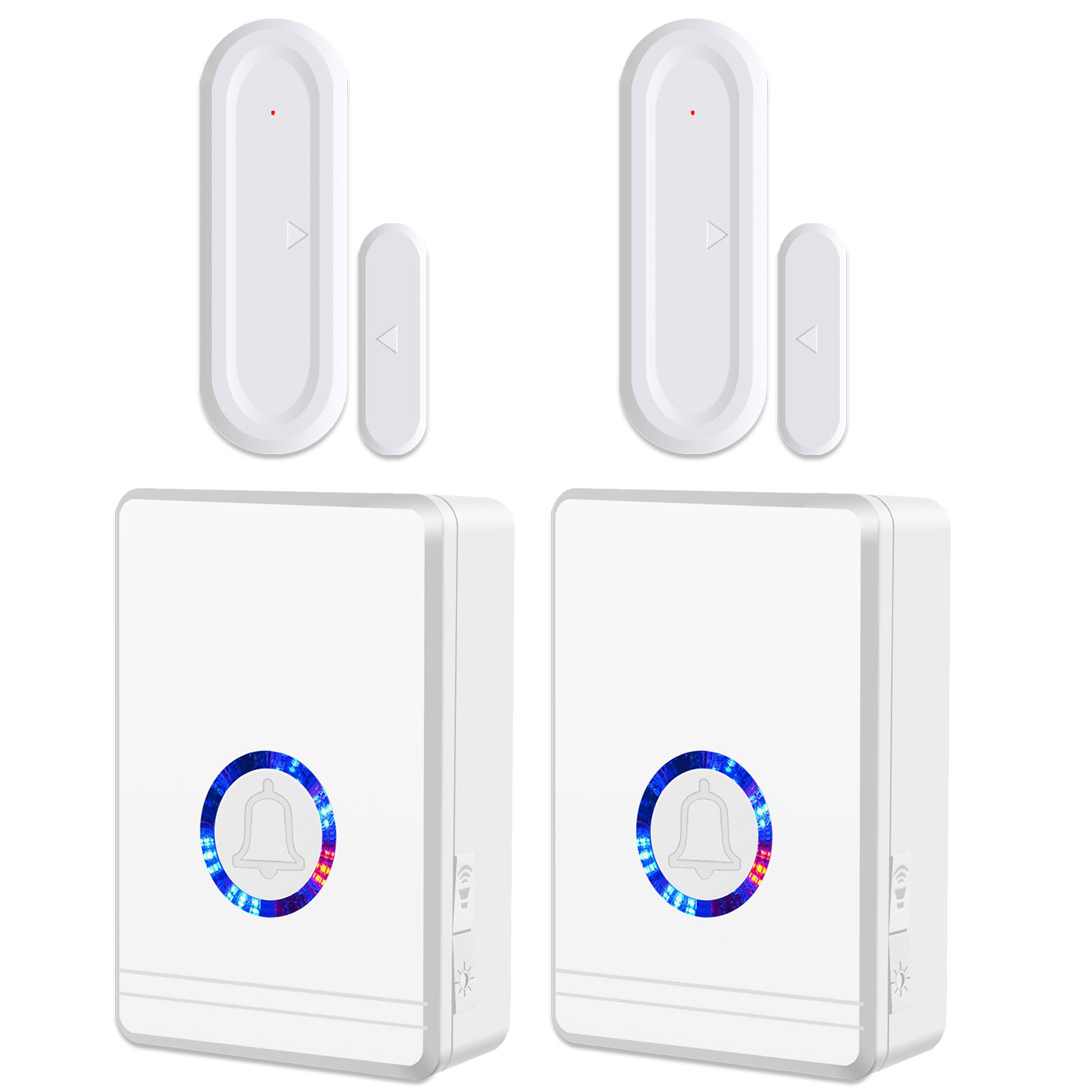 GREENCYCLE Wireless Door Open Sensor Chime, Door Entry Chime with