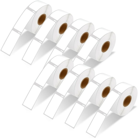 GREENCYLCE [8 Rolls, 500/Roll] Compatible Dymo 30336 Multipurpose 1''X 2-1/8'' Barcode Shipping Office Labels Premium Adhesive Resolution for Dymo LabelWriter 450 4XL Twin Turbo 400 Address Printer