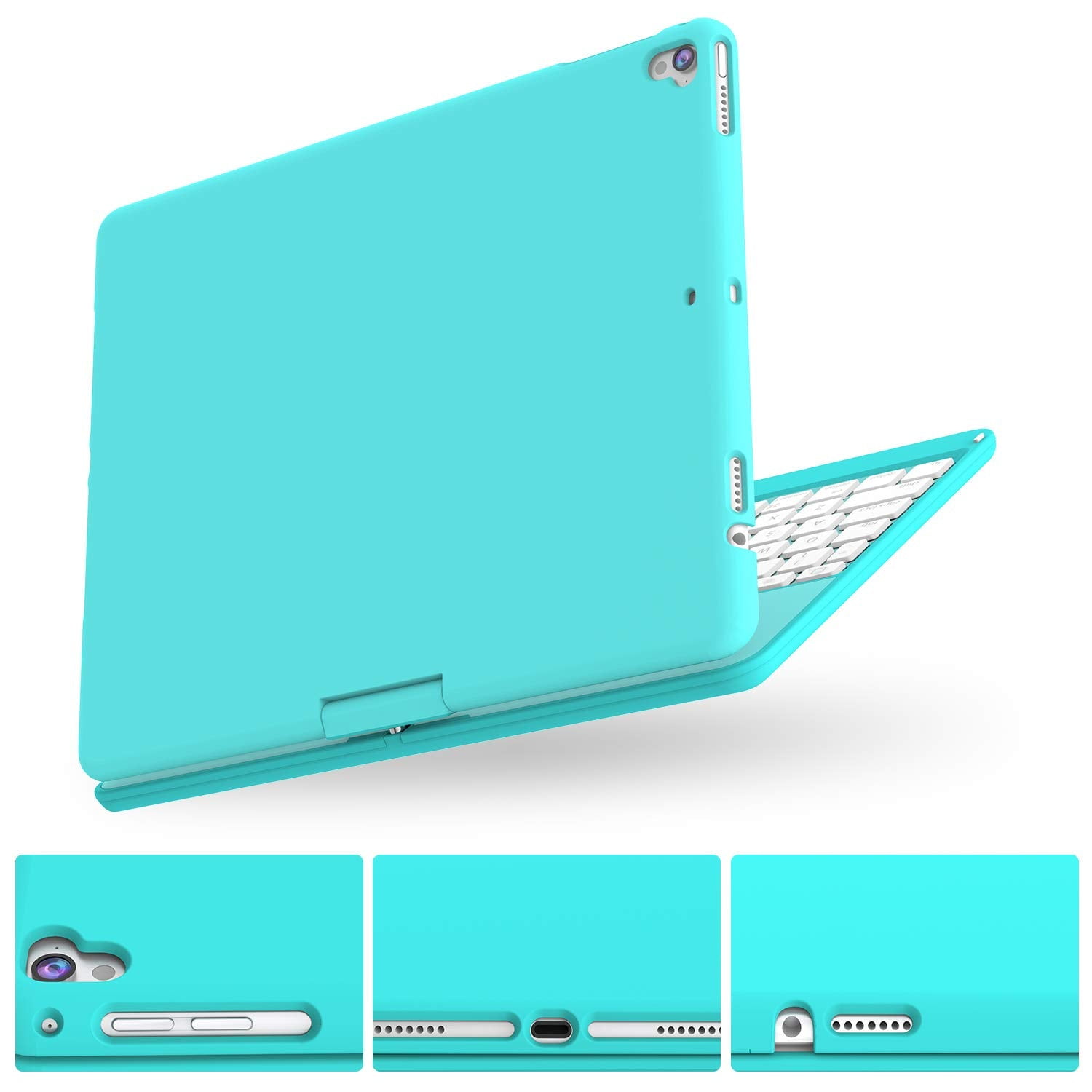GREENLAW iPad 9.7 Keyboard Case for iPad: Tiffany Blue - Walmart.com