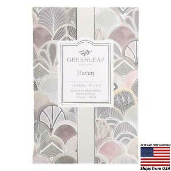 GREENLEAF Large Scented Envelope Sachet Haven 3 pack Made In The