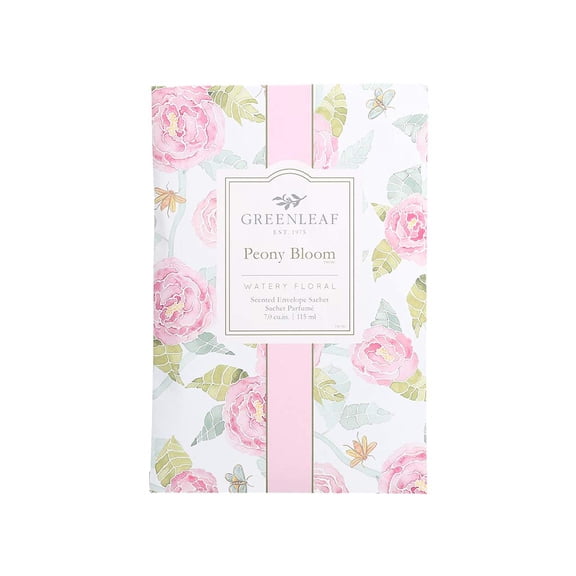 GREENLEAF Large Scented Sachet - Peony Bloom - Up to 4 Months - Made in The USA
