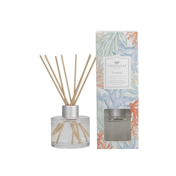 GREENLEAF Signature Reed Diffuser - Seaspray - Lasts Up to 30 Days - Made in The USA