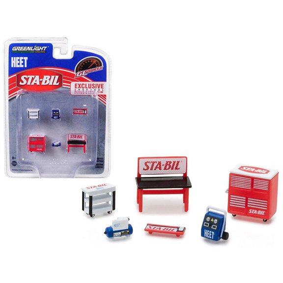 GREENLIGHT 1:64 GL MUSCLE SHOP TOOLS - STA-BIL - HEET 13165