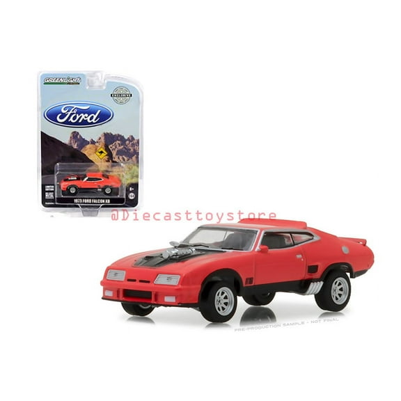 GREENLIGHT 1:64 HOBBY EXCLUSIVE - 1973 FORD FALCON XB (RED PEPPER WITH BLACK STRIPES) 29946