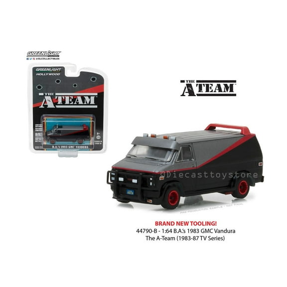 GREENLIGHT 1:64 HOLLYWOOD SERIES 19 - THE A-TEAM - 1983 GMC VANDURA 44790-B