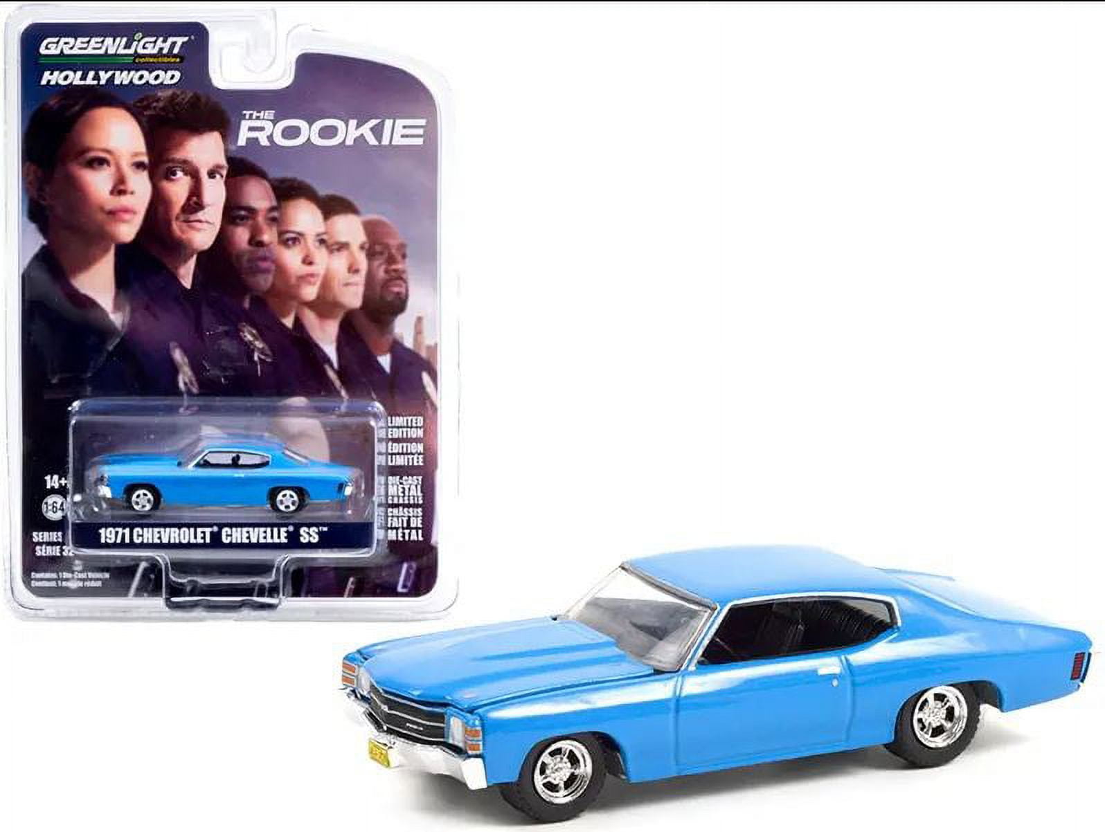 GREENLIGHT 1:64 HOLLYWOOD The Rookie 1971 Chevrolet Chevelle