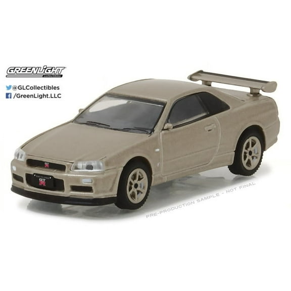GREENLIGHT 1:64 TOKYO TORQUE SERIES 1 - 2001 NISSAN GT-R (R34) 29880-D
