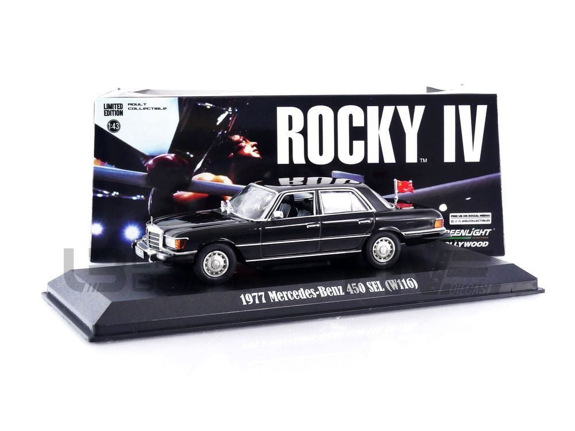 グリーンライト1977 メルセデスベンツ450 SEL (W116) ロッキー4 GREENLIGHT COLLECTIBLES 1/43 - MERCEDES-BENZ 450 SEL 4.5