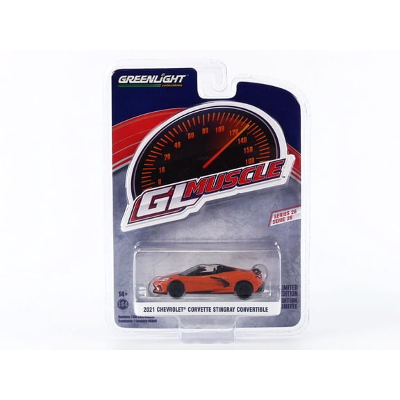 GREENLIGHT COLLECTIBLES 1/64 - CHEVROLET Corvette Stingray Convertible - 2021