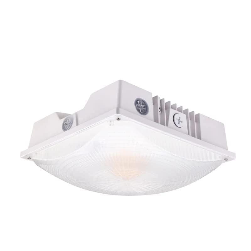 GREENLIGHTDEPOT LED Canopy Light - 20W - Outdoor Parking Garage Light - PGD - White - (UL+DLC 5.1)