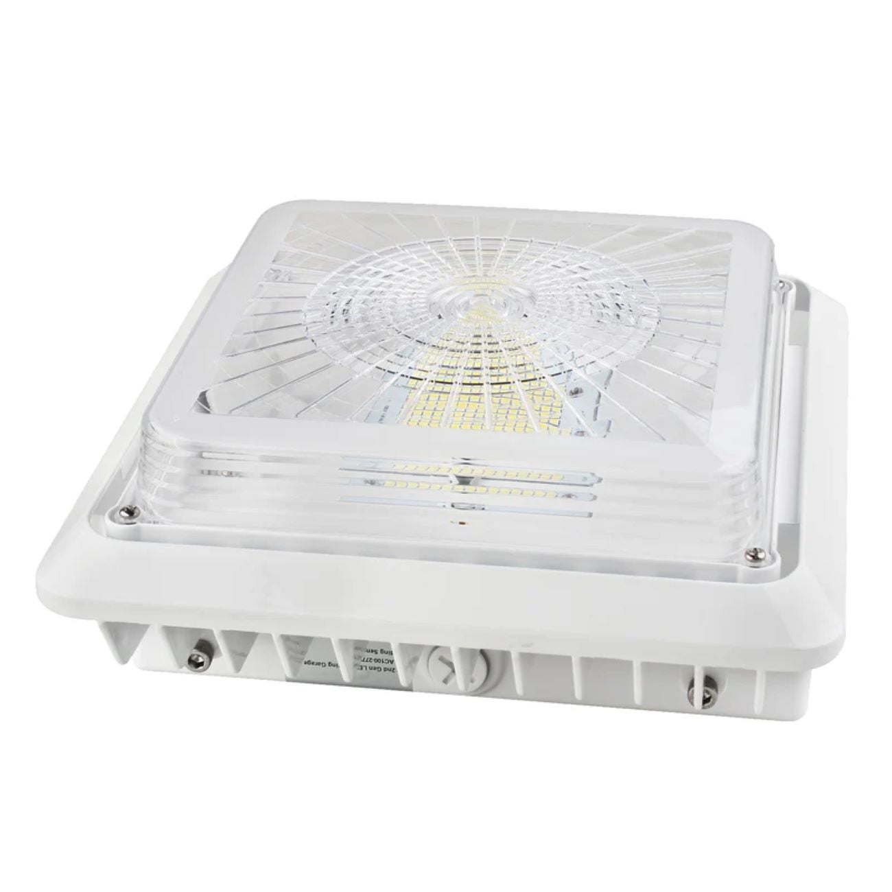 GREENLIGHTDEPOT LED Canopy Light - 25W Outdoor Parking Garage Light - (UL+DLC Listed) (5000K)