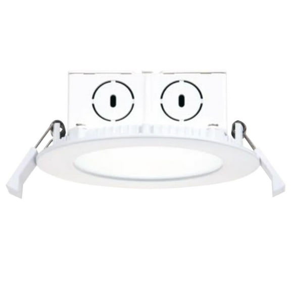 GREENLIGHTDEPOT LED Flat J-Box Downlight - 4inch - 8W - 500lm - Dimmable - UL (3000K)