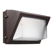GREENLIGHTDEPOT LED Wall Pack Light - Wattage Adjustable 120W/100W/80W - 16,500 Lumens - Photocell Included - High Voltage - SWP5 - Glass Lens - Forward Throw - DLC 5.1 Listed