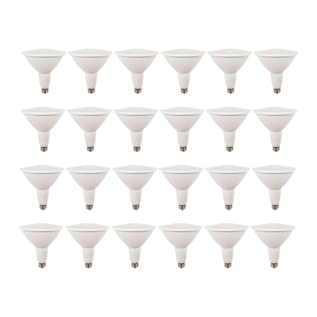 GREENLIGHTDEPOT PAR38 LED Outdoor Flood Light Bulbs, 120W Equivalent, 1200 Lumens, 3000K Bright White, 15W Dimmable, Indoor Outdoor Spotlight Bulb, Wet Rated, E26 Standard Base, UL Listed (24 Pack)