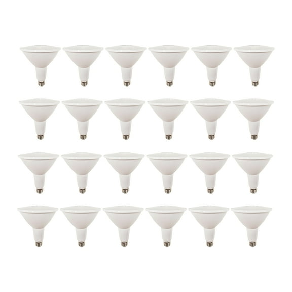GREENLIGHTDEPOT PAR38 LED Outdoor Flood Light Bulbs, 120W Equivalent, 1200 Lumens, 3000K Bright White, 15W Dimmable, Indoor Outdoor Spotlight Bulb, Wet Rated, E26 Standard Base, UL Listed (24 Pack)