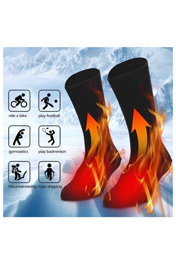 Electric Heated Socks Battery Powered Cold Weather Heat Socks Electric Socks for Men