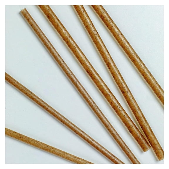 GREENPRINT 2000 Pack Agave Fiber Cocktail Straws Alternative to Plastic Straws & Paper Straws, Plant Based (Agave 5.75-inch), Tan