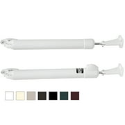 GREENSTAR Touch n Hold Smooth - Dual Door Closer System White