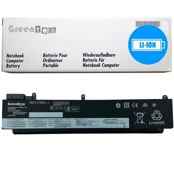 GREENTECH 00HW022 BATTERY FOR THINKPAD T460s T470s 24WHR 00HW023 SB10F46460 SB10F46461 SB10F46474 SB10F46475