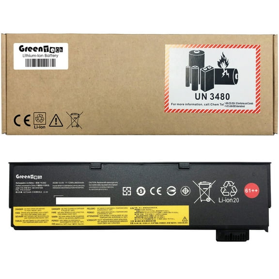 GREENTECH 4X50M08812 01AV427 BATTERY FOR THINKPAD T470 T480 T570 T580 P51s P52s 72WHR 61++ SB10K97584 SB10K97585 01AV492