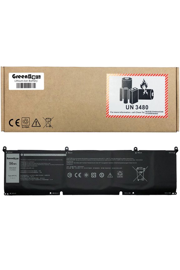 GREENTECH 8FCTC BATTERY FOR ALIENWARE M15 R3, M17 R3, M15 R4, M17 R4, M15 R5 RYZEN EDITION, M15 R6, DELL XPS 5550 556011.4V 56WH DVG8M P8P1P