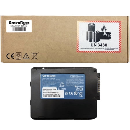 GREENTECH COMPATIBLE BTRY-TC7X-46MPP-01 MOBILE BATTERY FOR ZEBRA SYMBOL MOTOROLA TC7X, TC70, TC70X, TC75, TC75X, TC72, TC77 3.7V 4620MAH 17.1WH