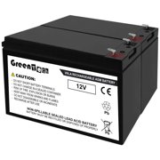 GREENTECH COMPATIBLE RB1270X2C SLA BATTERY FOR CYBERPOWER CP1200AVR, CP900AVR, CP1350PFCLCD, CST135UC, CST135UC2, CST135XLU, CST135XLU, LX1100G, LX1325GU3, LX1500GAVR 12V 7AH