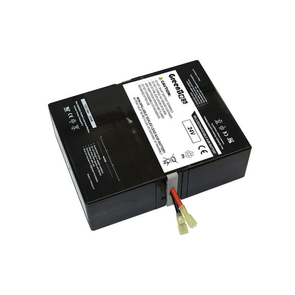 GREENTECH COMPATIBLE RB1280X2A 24VDC SLA BATTERY FOR CYBERPOWER UPS CP1350AVRLCD CP1500AVRLCD CP1500AVRT
